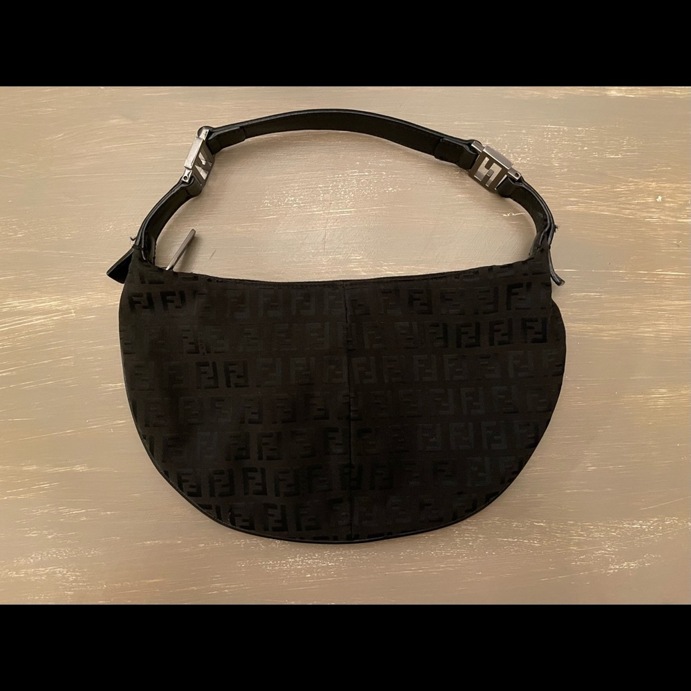 Black Fendi Zucca Mini Bag